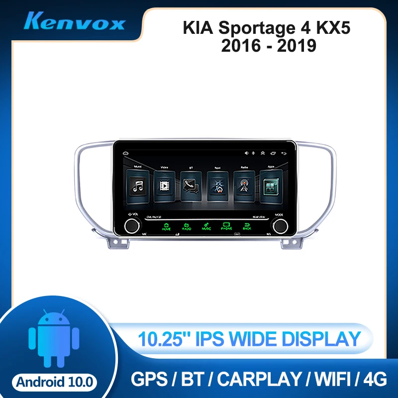 

Автомагнитола 2 din, 10,25 дюйма, IPS, Android, для KIA Sportage 4 KX5 2016 2018 2019