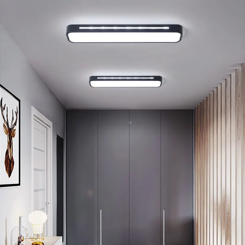 

Nordic Led Strip Aisle, потолочная лампа для помещений, офиса, коридора, коридора, декоративная лампа для спальни, Современная Минималистичная лампа для балкона