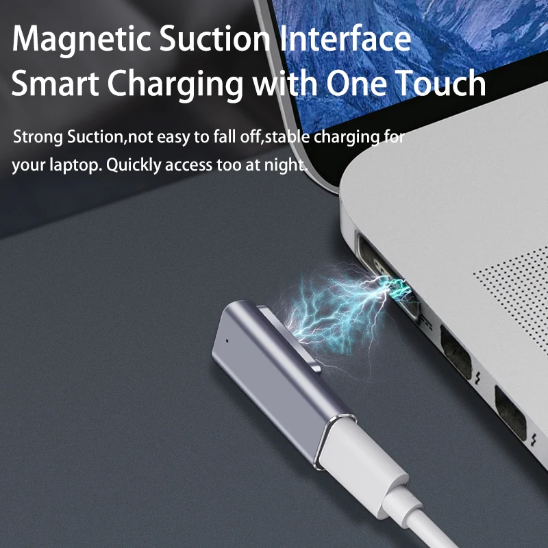 Адаптер для зарядки MacBook Air/Pro Магнитный адаптер USB C/DC5521 Magsafe * 2 Magsafe1 соединитель PD