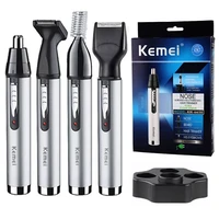 rechargeable all in one nose ear hair trimmer beard neckline grooming kit electric facial body trimmer eyebrow for men women