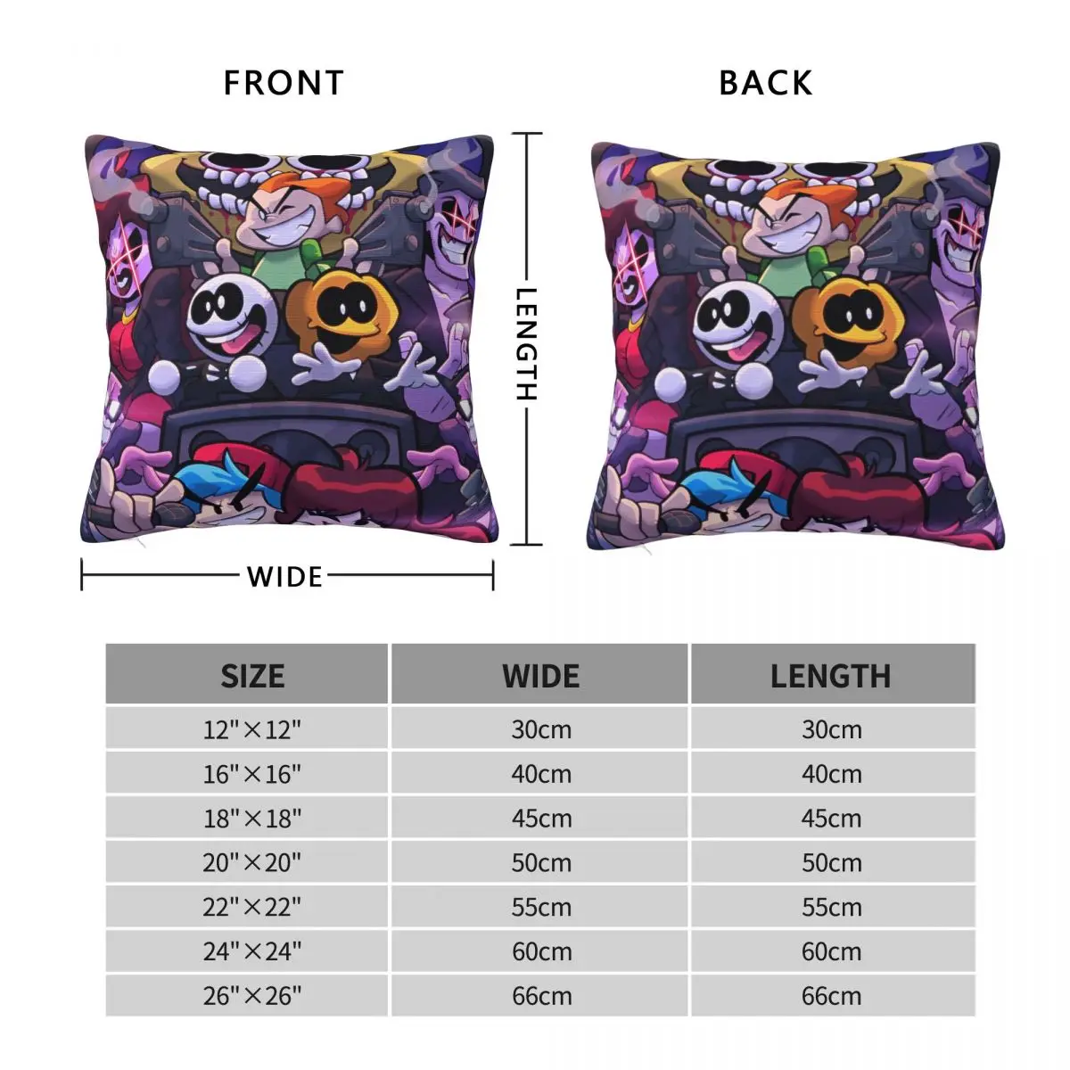 Friday Night Funkin FNF Games Gamer наволочки потрясающий декор из полиэстера наволочка для