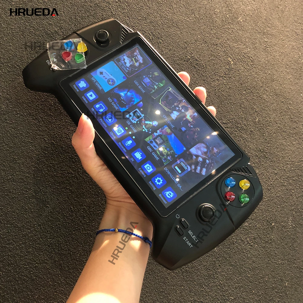 Портативная Классическая игровая консоль в стиле ретро 16 ГБ 7-дюймовый игровой