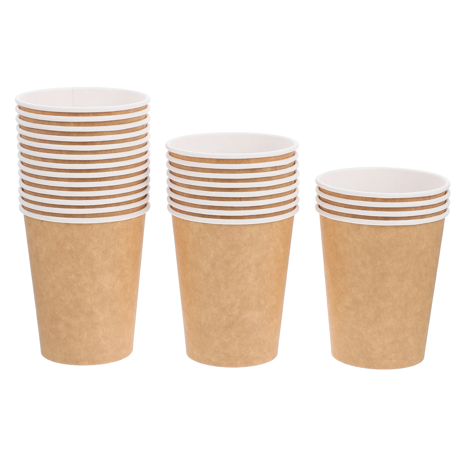 

Cups Paper Coffee Disposable Cup Water Beverage Small Tea Party Hot Cold Drinking Container Wedding Office Craft Compostable