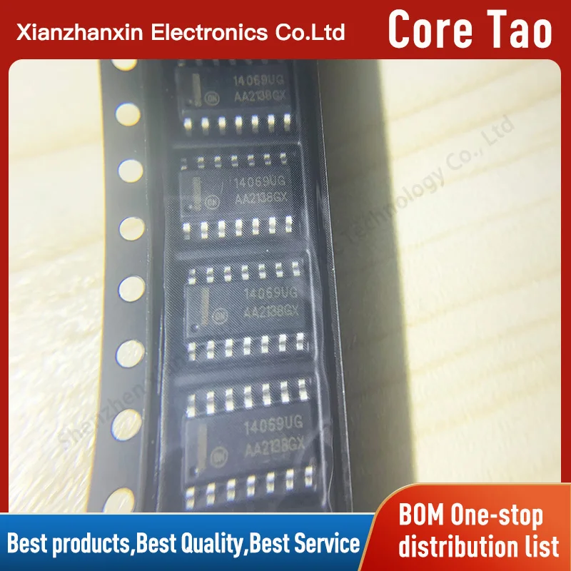 10 ~ 50 шт./лот MC14069UBDR2G 14069UG SOP14 сетчатый инвертор и чип SMT, новый и оригинальный