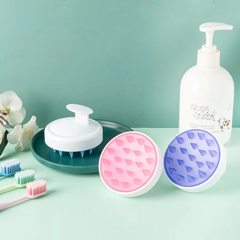 

Hair Clean Brush Scalp Massager Portable Hair Washing Comb Silicone Head Massage Pet Brush Shower Brush Bath Spa 2022 New