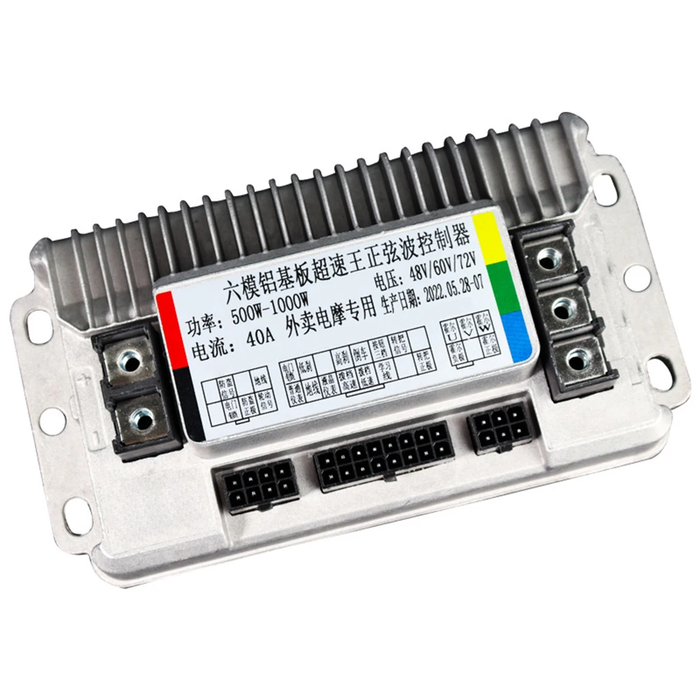 

Sine Wave Electric Motorcycle 48V60V/72V Drive Controller Suitable For 500W-1000W Motors E-bike DIY Retrofit Accessories