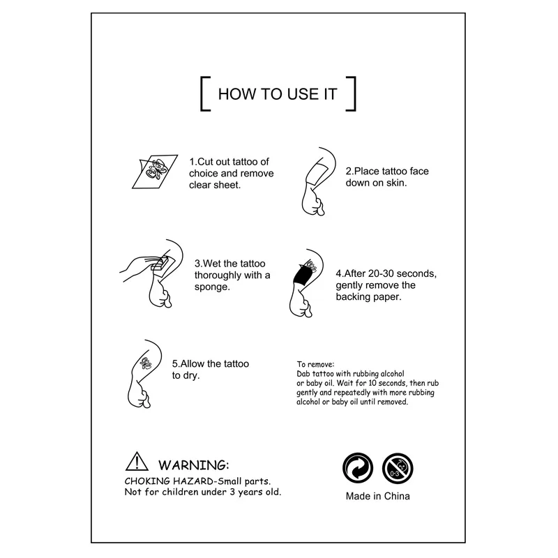 Рисунок 2 - Светящиеся тату-наклейки Pokemon Pikachu