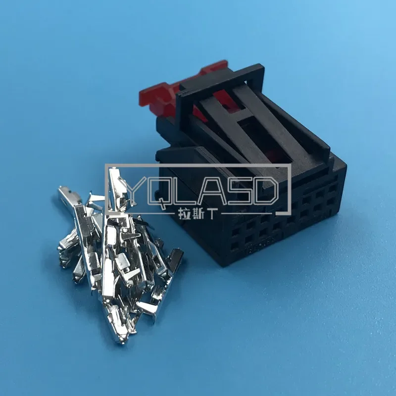 

1 комплект, 16-контактная вилка панели управления автоматическим кондиционером, розетка зеркала заднего вида в сборе переменного тока для VW Audi 1K0972928 1K0 972 928