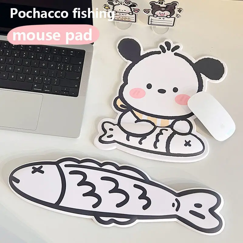 

kawaii Sanrio Pochacco anime characters mouse pad Silica gel wrist rest handguard non-slip home office wrist pad Christmas Gift