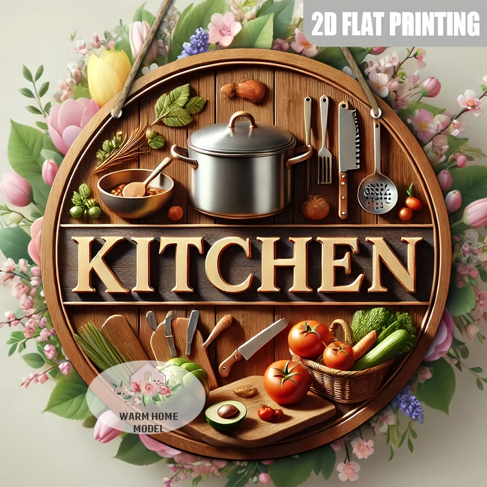 

Деревянная круглая табличка CIFBUY Plano для кухни