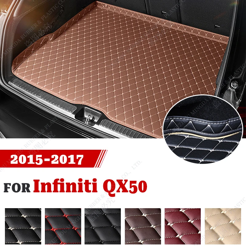 

Коврик для багажника автомобиля Infiniti QX50 2015 2016 2017, пользовательские автомобильные аксессуары, украшение интерьера автомобиля