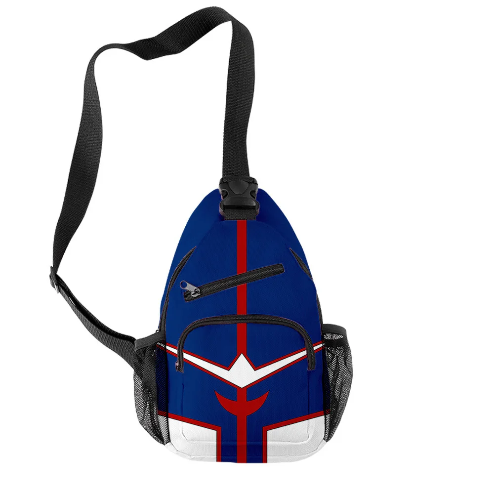 

Cartoon Anime My Hero Academia Crossbody Chest Bags Oxford Waterproof Boys/Girls Sports Travel Bags 3D Print Shoulder Bags