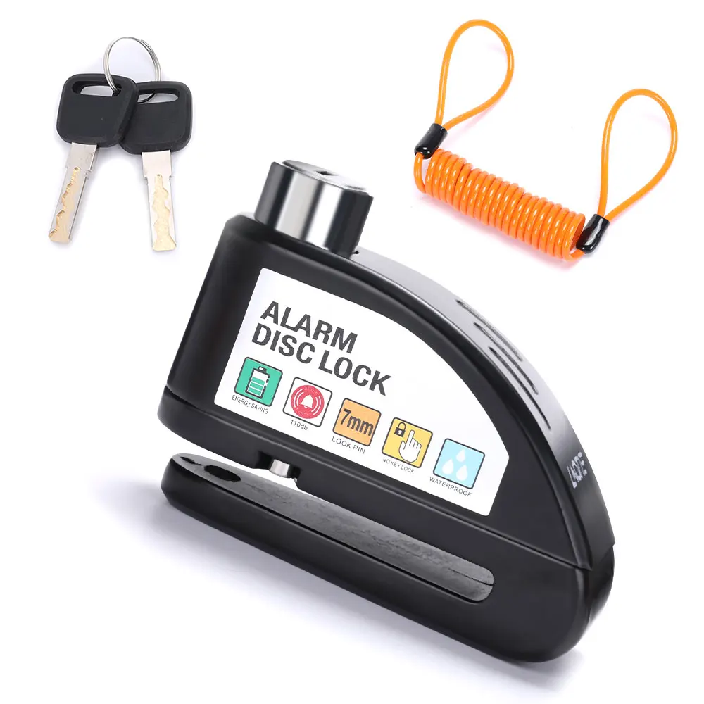 LAOTIE велосипедные колеса дисковые замки сигнализация и напоминание веревка для