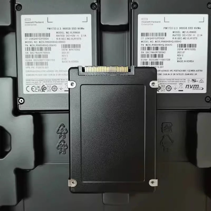 Совершенно новый оригинальный твердотельный накопитель PM1733 960G U3 NVME для сервера