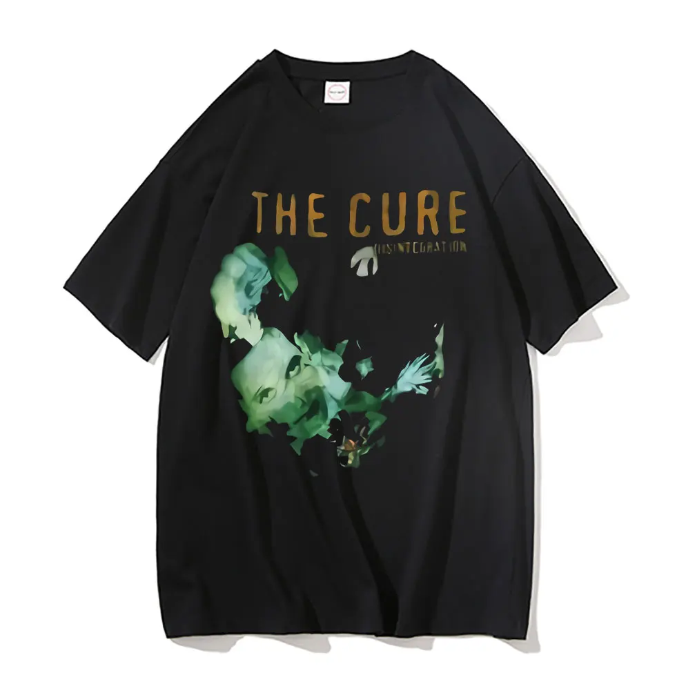 

The Cure Disintegration Vintage Print T-Shirt Mens Hip Hop T Shirt Man Cotton Tees Men Women Rock Post Punk Tshirt Short Sleeve