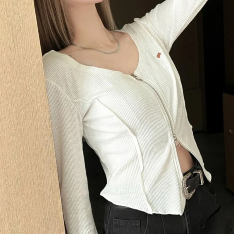 

Women's Top Autumn Winter New Design Casual Small Jacket Three-dimensional Vertical Pit Stripes Simple And Slim Fit Slimming Top