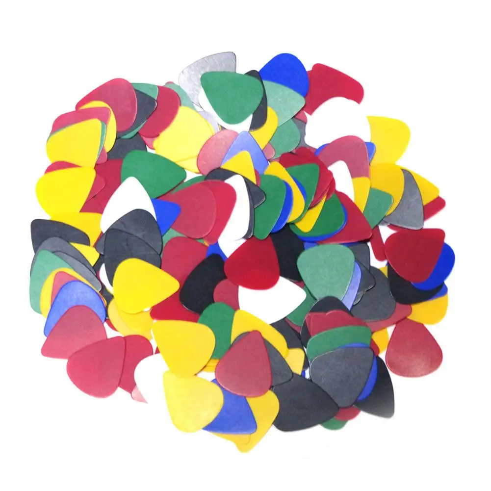 

100 шт. медиаторы для басов, акустические электрические аксессуары, Классическая толщина 0,46 мм, разноцветные, Прямая поставка, горячая распро...