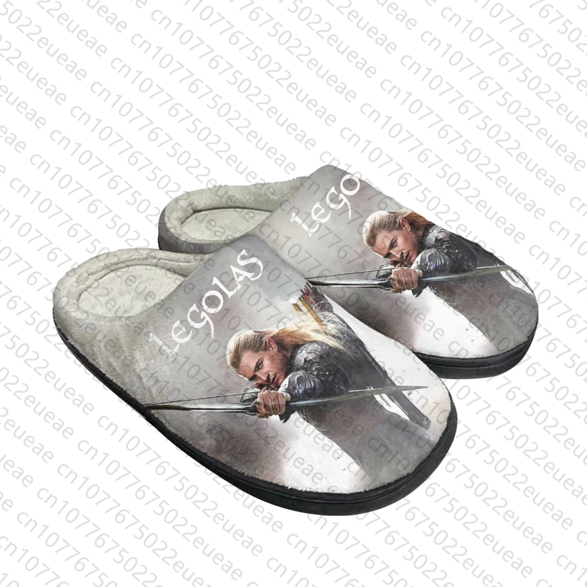 Домашние хлопковые тапочки Legolas для мужчин и женщин плюшевые домашние Elf Archer