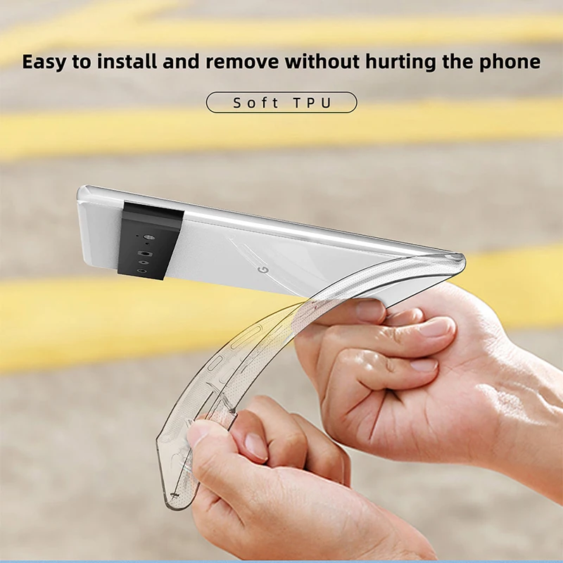 Прозрачный чехол с Микки и Минни Маус для Google Pixel 8 7 6 Pro 6a 5 5a 4 4a XL