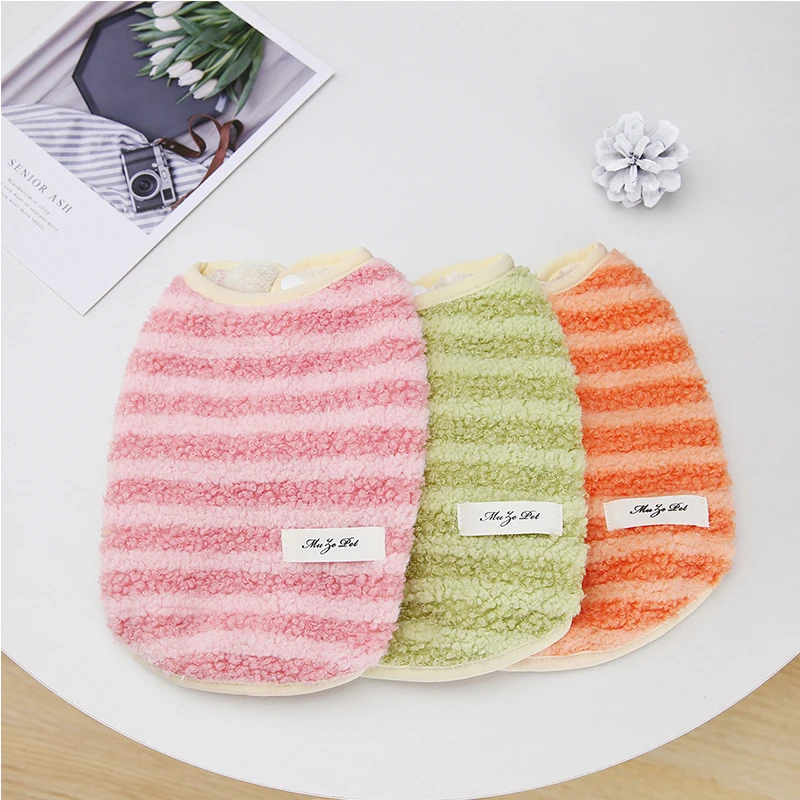 

Warm Outfit Fleece Pet Clothes Sweater Cute Bear Print Coat Small Medium Winter Dog Cat Shirt Jacket Teddy Bulldog Chihuahua