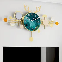 Personalised Big Size Modern Wall Clock Industrial Kitchen Teen Bedroom Wall Clock Pendulum Wandklokken Decoration Home WW50WC