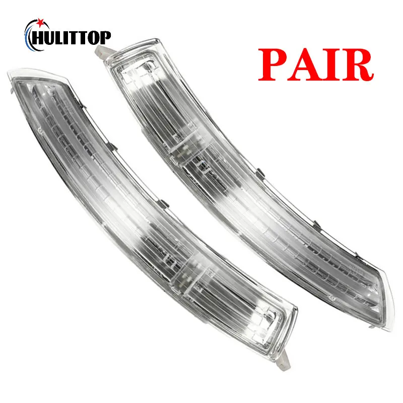 

Автомобисветильник фара s для бокового зеркала заднего вида, светодиодный ная фара поворота s, желтая левая/правая световая полоса для VW Touareg...