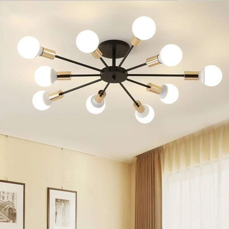

Modern LED Ceiling Living Room Bedroom Molecular Multiple Heads Creative Home Lighting Fixtures Chandelier Chandeliers