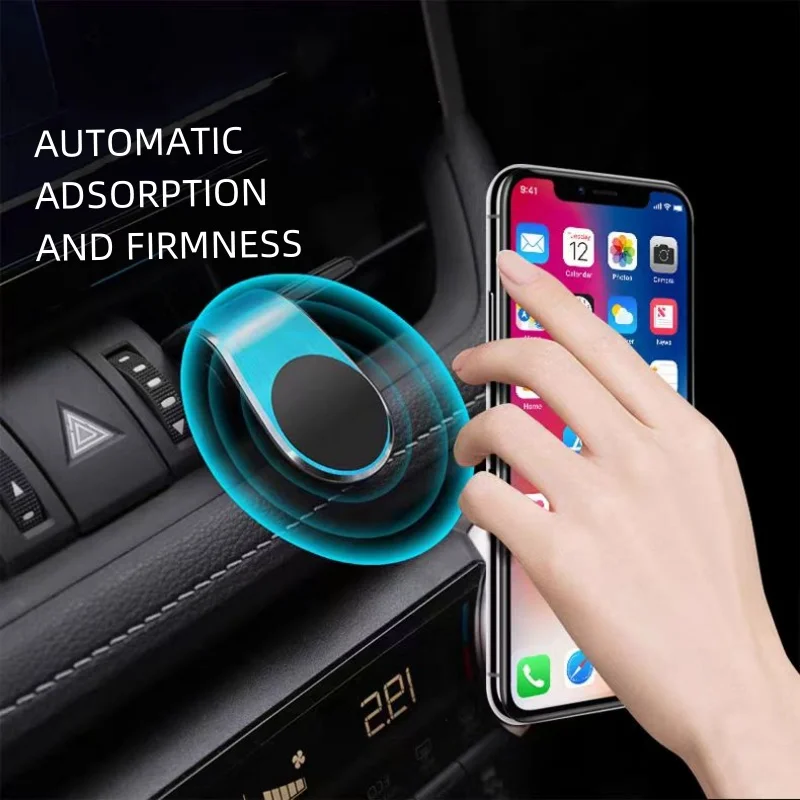 Металлический магнитный автомобильный держатель для телефона Toyota Corolla Rav4 Auris Camry
