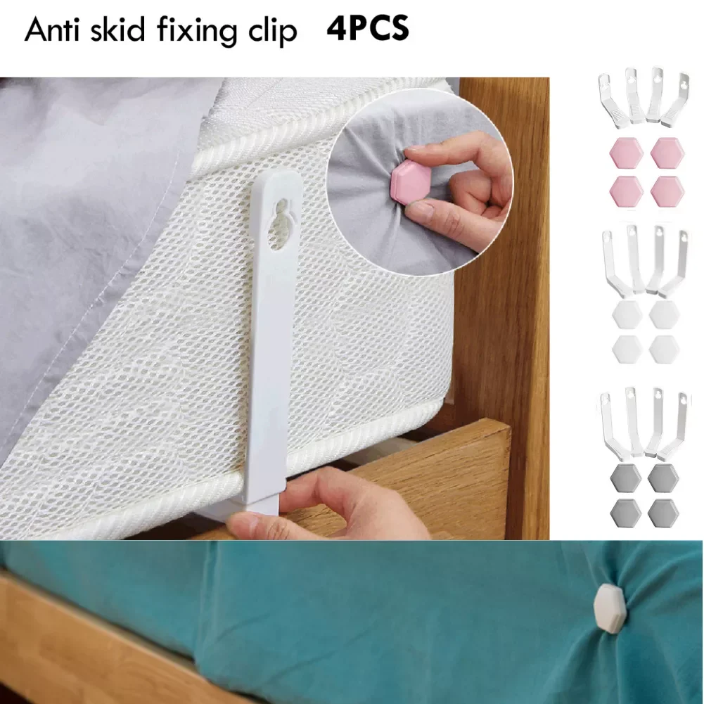 

2023NEW Bed Sheet Clip Slip-Resistant Fixing Clip Holders Clamps Mattress Sheet Holders Gripper Fastener Clips for Bed Sofa