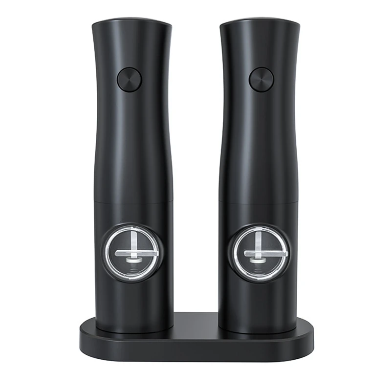 

Электрическая мельница для соли и перца, гравитационная автоматическая мельница для соли и перца, многоразовая с перезаряжаемой основой