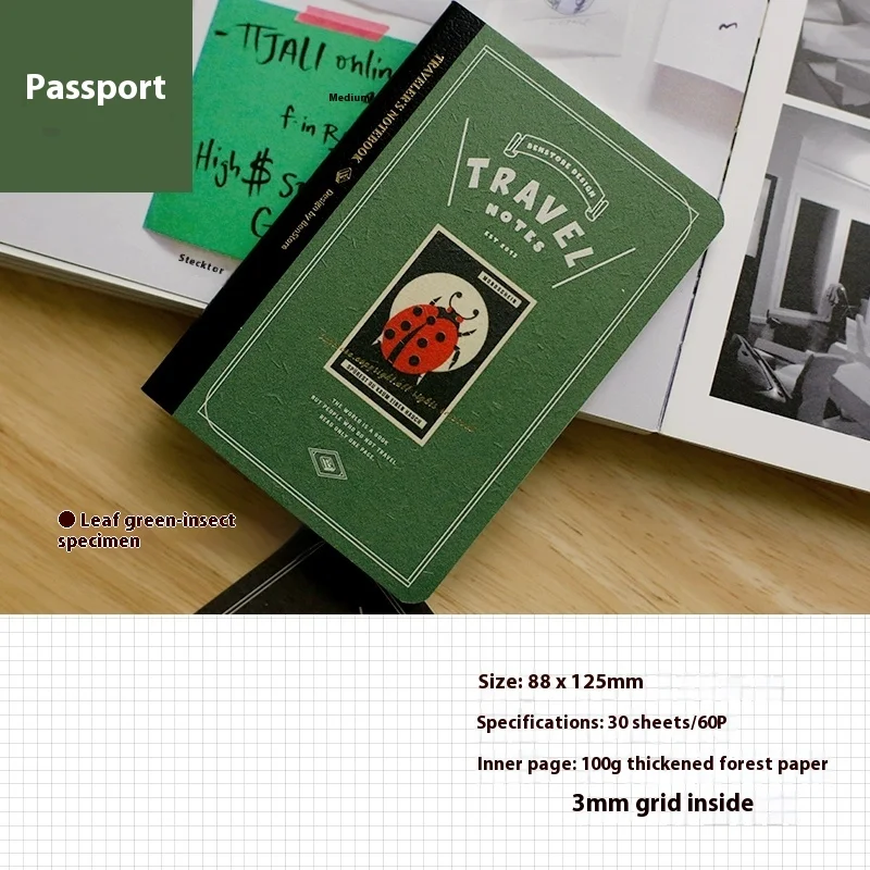 

Полупрозрачный коричневый полипропиленовый блокнот для путешественников, матовый дорожный блокнот, чехол для хранения тетрадей Tn, школьные аксессуары, канцелярские принадлежности