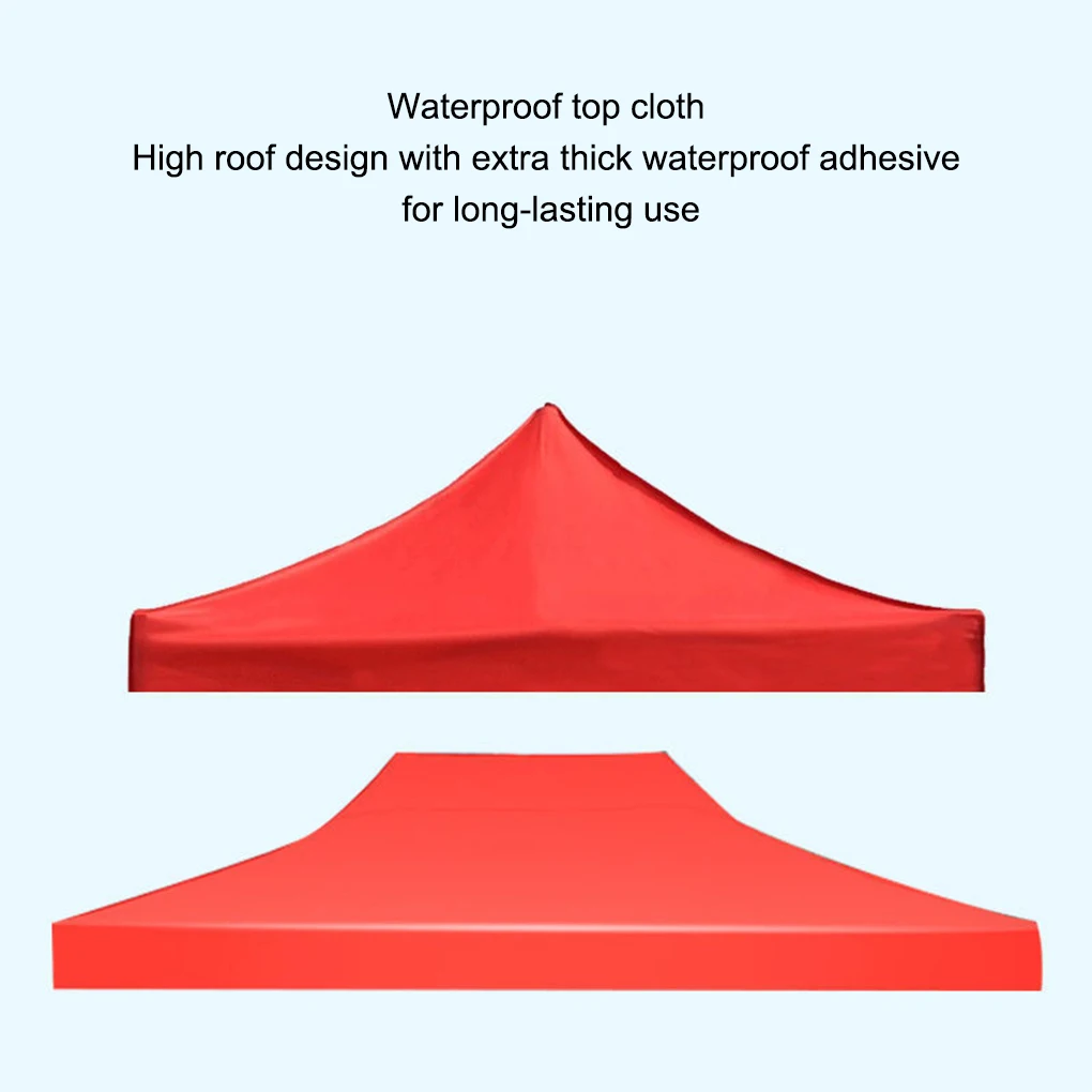 

2X2M Canopy Top Cover Replacement Four-Corner Tent Cloth Foldable Rainproof Patio Pavilion Replace Gazebo Canopy Top Cover