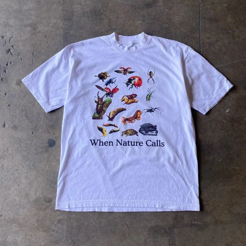 Y2K футболка женская в стиле Харадзюку хип-хоп с принтом на плоской подошве