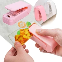 storage bag clip mini portable heat sealer multifunctional battery power sealing machine packaging organizer fruit sealers