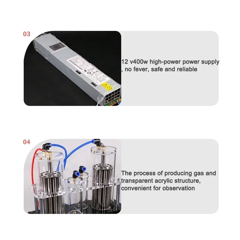 Машина для электролиза воды с двойным выходом оборудование сепарации водородом