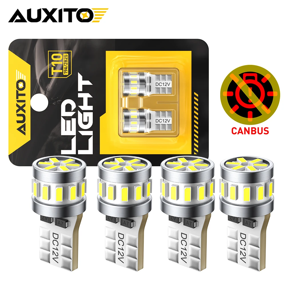

4/2 шт., автомобильные лампы AUXITO T10 W5W 194 501