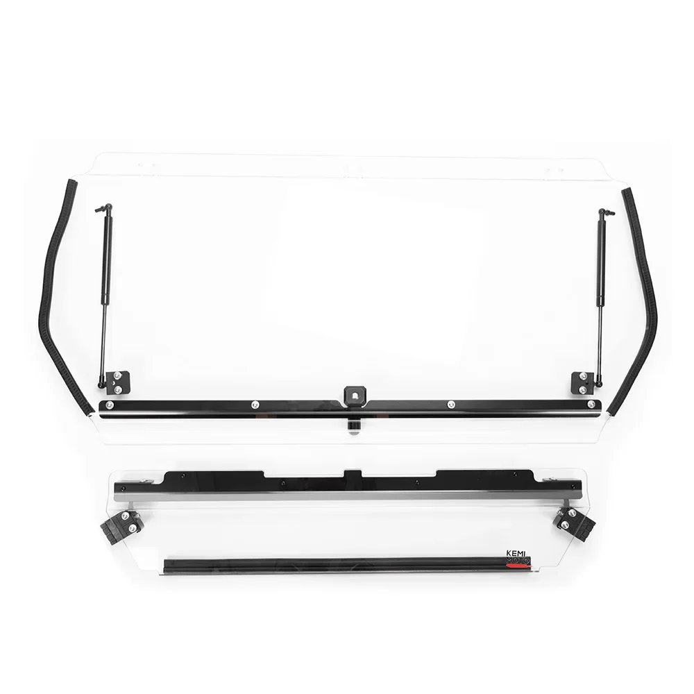 

Складное полуоткидное лобовое стекло 2-в-1, прозрачное переднее лобовое стекло для ПК для CF-MOTO ZFORCE 950 SPORT HO SPORT H.O. EX/1000 SPORT 2020-2024