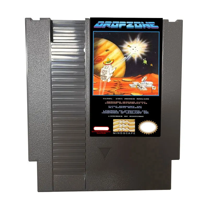 

8 Bit Game Card 72 Pins Dropzone NTSC And Pal Version Cartridge Video Game For NES