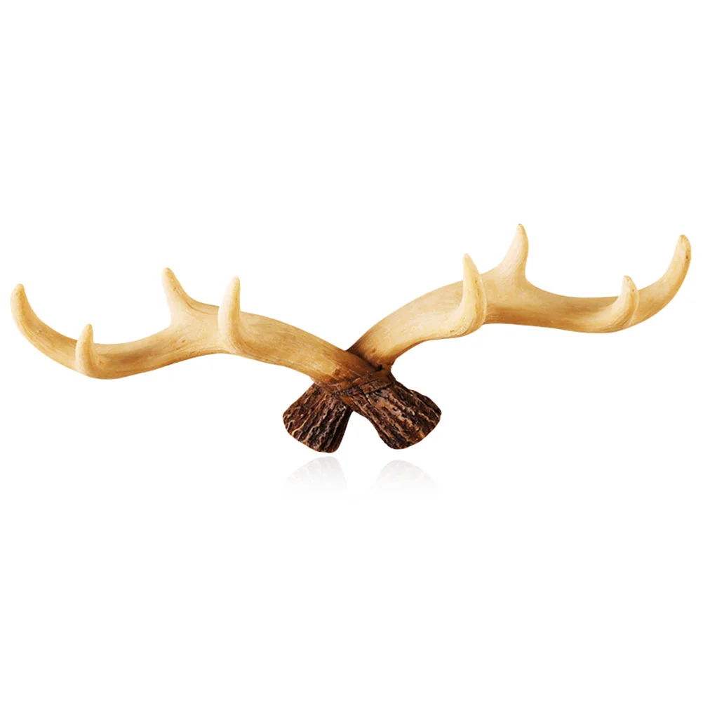 

Hook Wall Hanger Antler Coat Mounted Hooks Party Clothes Deer Decorative Retro Bathroom Xmas Umbrella Decoration Bag Christmas