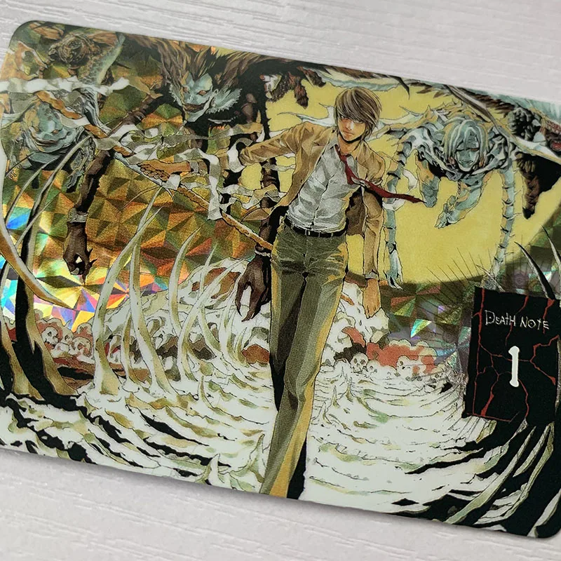 6 шт./компл. карты-вспышки Death Note Jump 50 юбилейный Ягами светильник Misamisa Llawliet Редкие