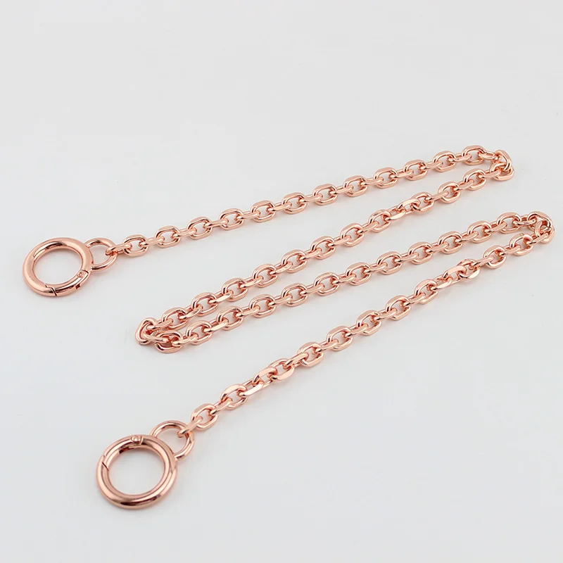 5 шт. цепочка из розового золота с лакированным покрытием двойное кольцо