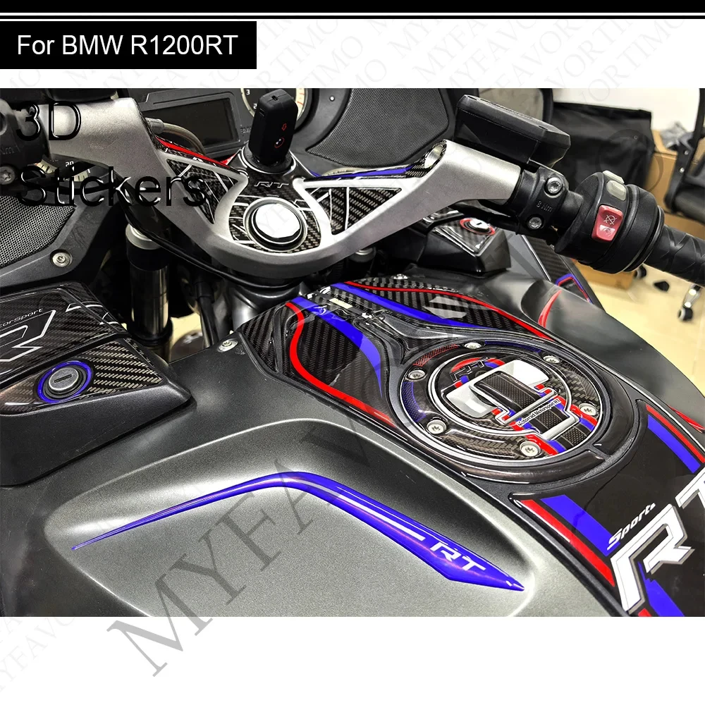 Для BMW R1200RT R 1200 RT R1200 Защитная накладка на бак ручки комплект наколенников 3D