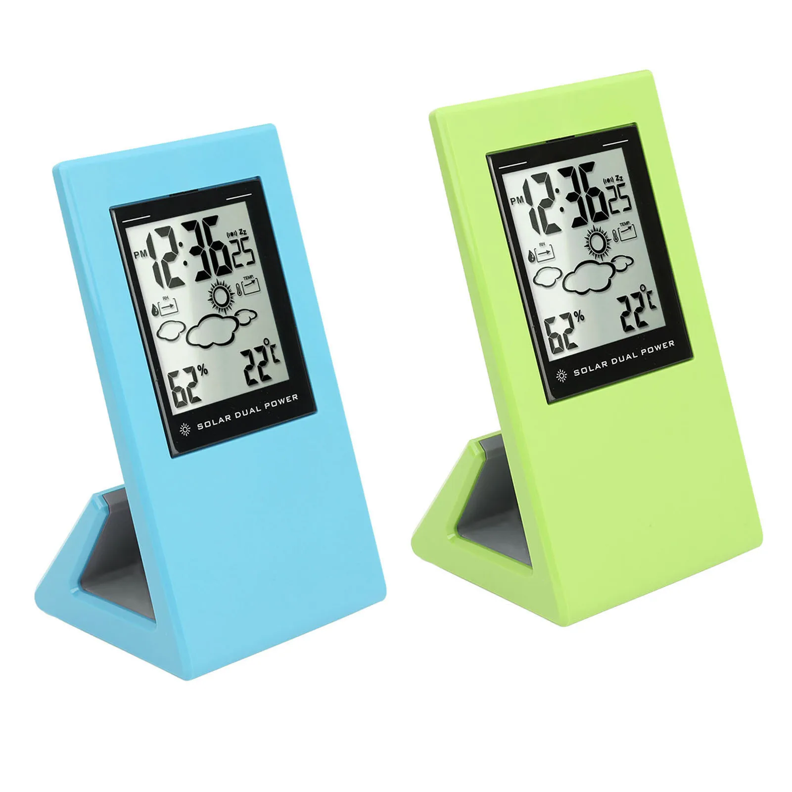 Цифровой измеритель температуры и влажности с ЖК-дисплеем таймер ABS ° C Часы F