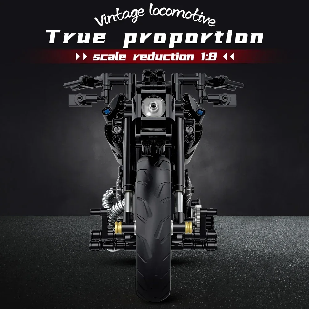 Высокотехнологичные Классические Мотоциклетные Строительные Блоки Набор 586