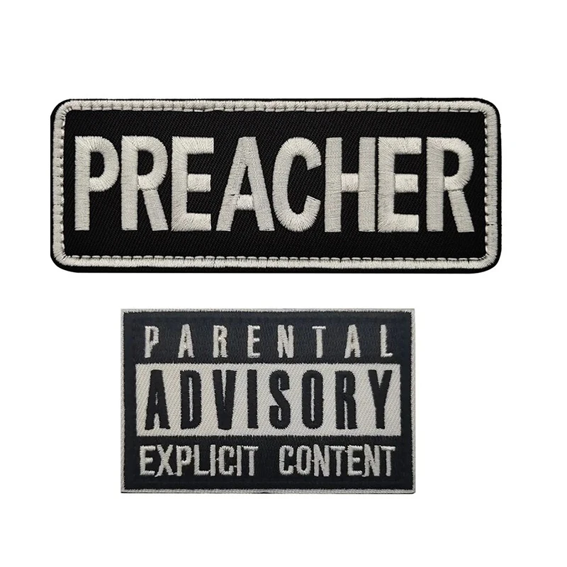 Нашивка с вышивкой на липучке цвет в ассортименте