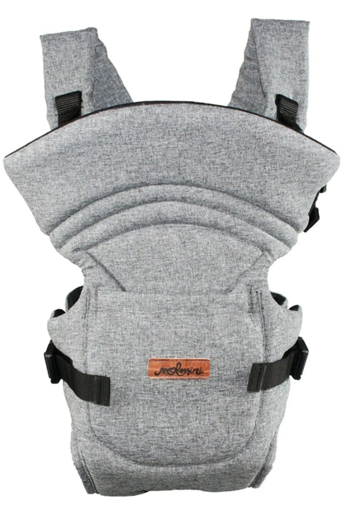 

Kangaroo Gray Comfortable Baby Carrier Bag, Mother Contact, Safe, Durable, Washable, Soft Adjustable Strap, 3 way Use
