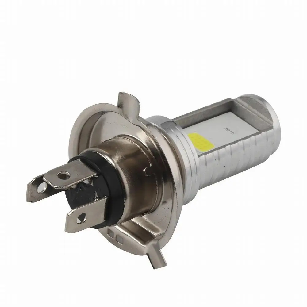 Супер яркая светодиодная лампа HiLo Beam H4 для переднего фонаря мотоцикла. Простая