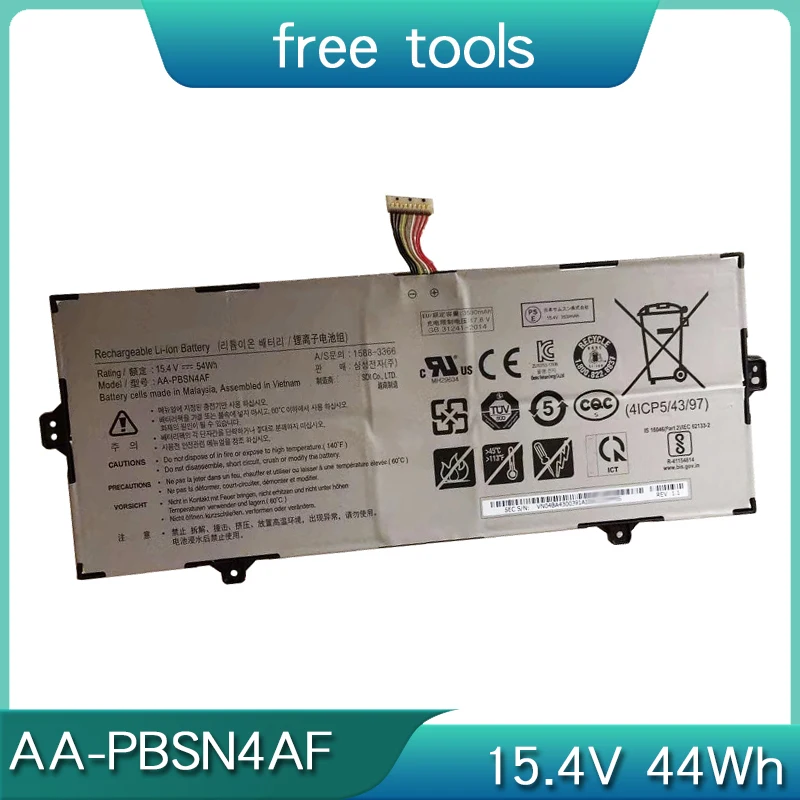 НОВЫЙ аккумулятор для ноутбука AA-PBSN4AF 15 44 В 54 Втч Samsung Galaxy Book NP730QCJ 730QCR NP750XDA NP930SBE