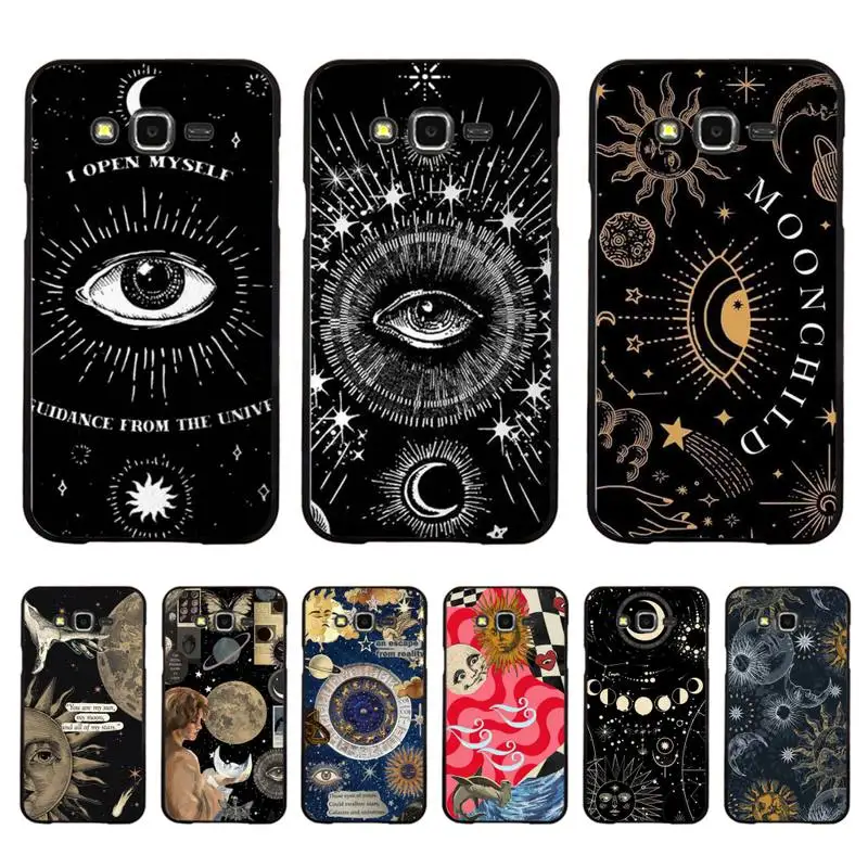 

Witches Moon Tarot Mystery Totem Phone Case for Samsung J 2 3 4 5 6 7 8 prime plus 2018 2017 2016 core