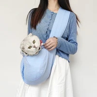 color canvas portable cat carrier bag breathable pet handbag sling bag travel shoulder tote for puppy kitten small dogs stuff